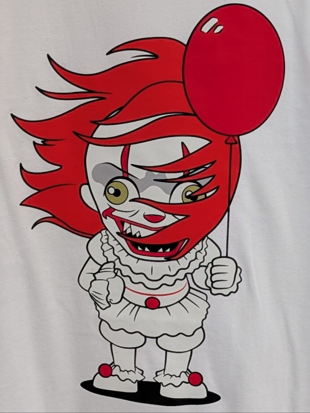 NWT Official Warner Bros "IT" Chibi Pennywise T-Shirt by Babaco